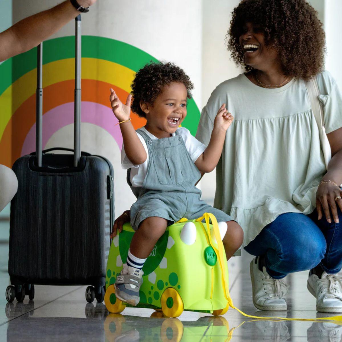 Trunki Ride On Luggage - Dudley The Dinosaur | Mothercare SG